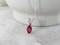 Ruby Marquise Cut Pendant in Sterling Silver, Lab Grown Ruby product 4